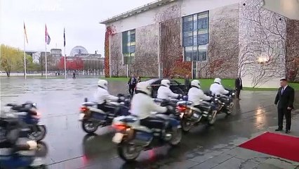 جلسة محادثات ثنائية تجمع ميركل والسيسي في برلين