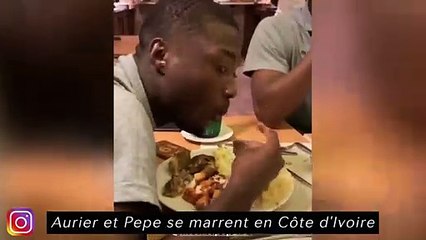 Aurier et Pepe se marrent en Côte d'Ivoire