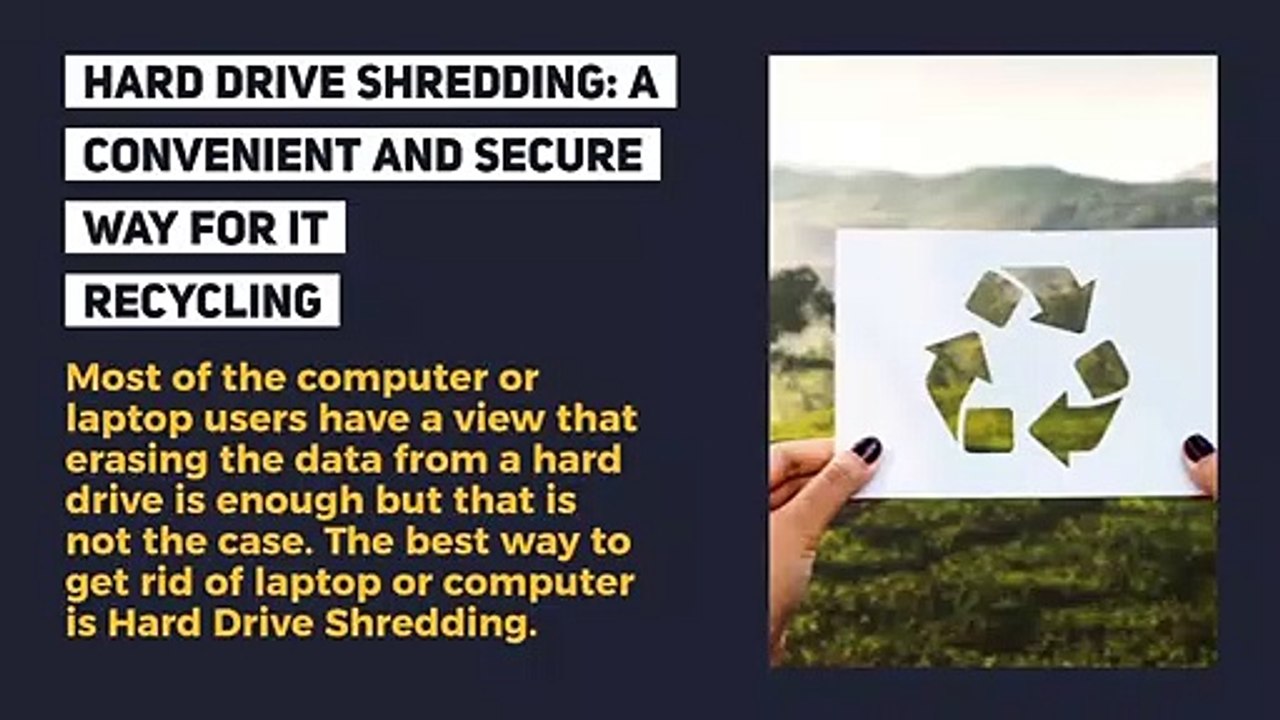 Hard Drive Shredding