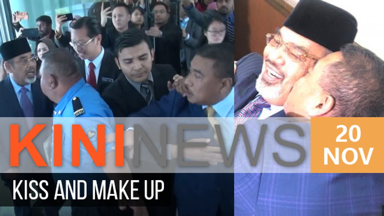 Umno MPs quarrel at Parliament lobby, then kiss and make up | Kini News - 20 Nov