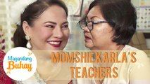 Teacher Erlinda shares that Momshie Karla is very active in her school back then | Magandang Buhay