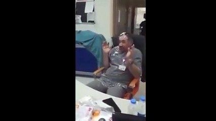 Hastane acil servisinde rezalet görüntü!
