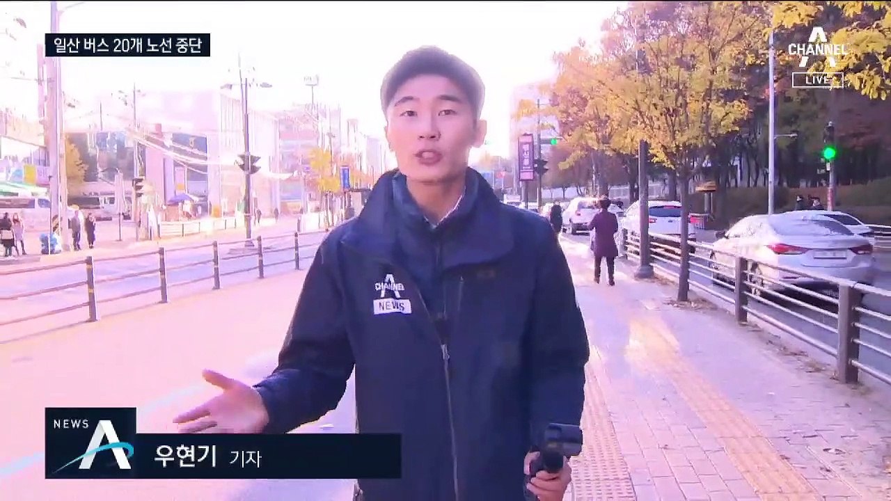 고양시 버스 20개 노선 중단…출근길 시민 불편