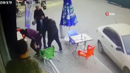 Dönercinin tavukla imtihanı kamerada