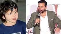 Saif Ali Khan gives this reaction when media asked about Taimur at Tanhaji Launch | FilmiBeat
