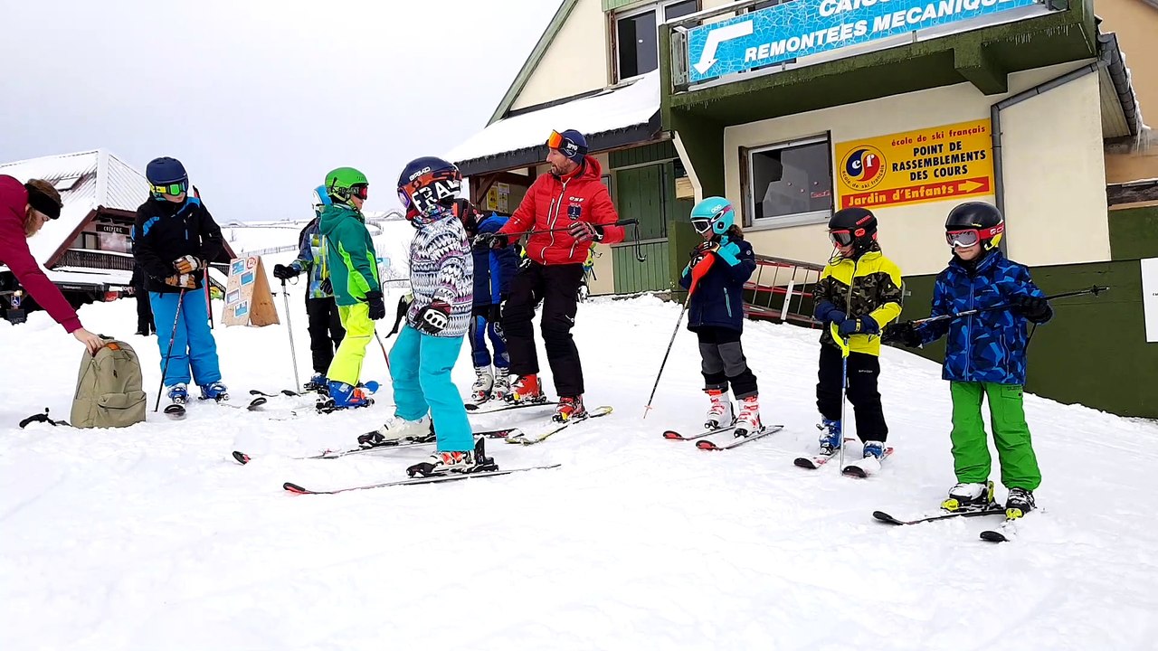 Première neige, premier ski au Markstein