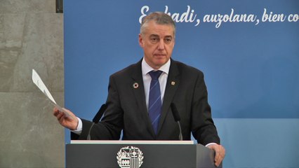 Urkullu denuncia el "supremacismo" de Vox con los menores inmigrantes