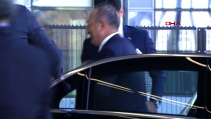 Çavuşoğlu'nun nato merkezine giriş görüntüleri paylaşıldı