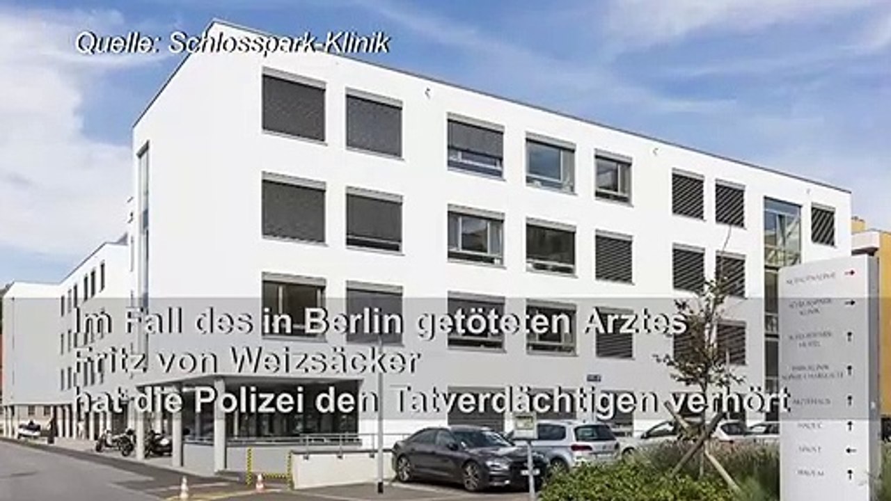 Tatverdächtiger im Fall Weizsäcker verhört
