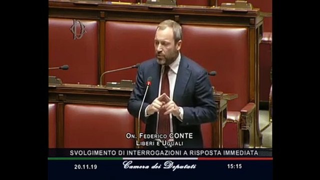 Bonafede - Question Time della Camera su Tribunale di Vallo della Lucania (20.11.19)