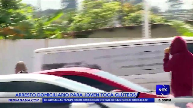 Arresto domiciliario para joven toca glúteos - Nex Noticias