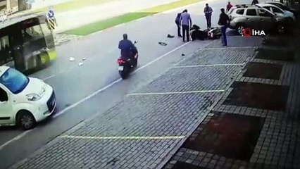 Bursa'da  feci kaza kamerada
