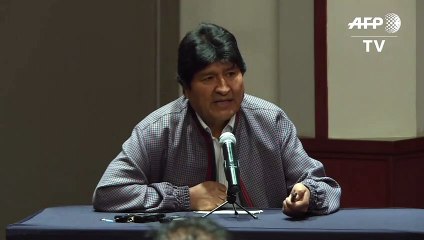 Evo Morales califica de "genocidio" la represión en Bolivia