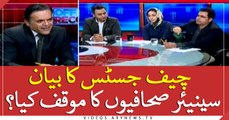 Senior journalists analysis on CJP's statement