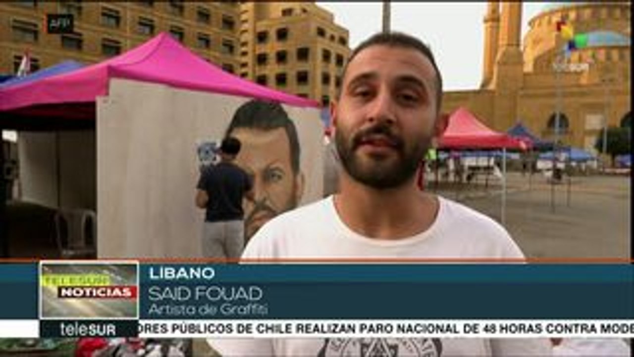 El graffiti como herramienta política invade las calles de Beirut