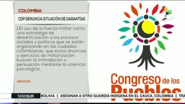 teleSUR Noticias: Policía y militares reprimen protestas en El Alto