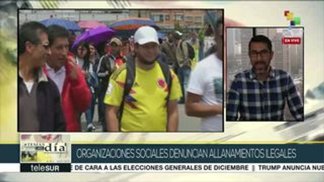 Colombia: denuncian allanamientos policiales sin proceso judicial