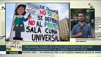 Temas del Día: Chile: trabajadores públicos alistan paro nacional