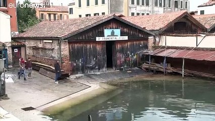 El negocio de las góndolas se ahoga en Venecia
