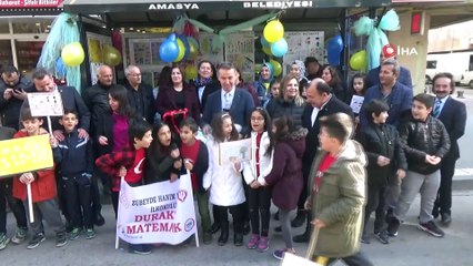 Amasya'da 'Durakta matematik' projesi