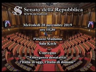 Roma - Emergenza denatalità in Italia (20.11.19)