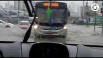 Chuva forte e alagamentos em Linhares