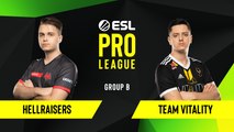 CSGO - HellRaisers vs. Team Vitality [Overpass] Map 1 - Group B - ESL EU Pro League Season 10