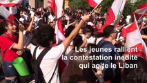 Au Liban, la jeunesse réclame le droit à un avenir meilleur, au pays
