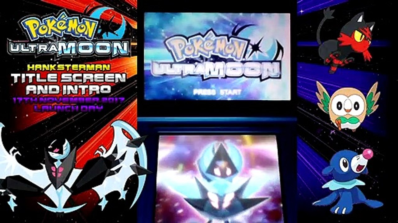 Pokemon Ultra Moon - Title Screen & Intro Sequence 17/11/2017 3DS Capture (Archived Video Nov 17th 2017)