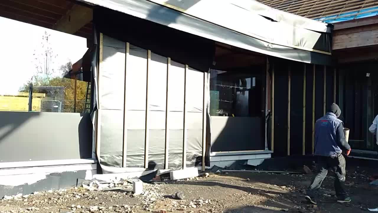 La future maison rurale de Taintignies se termine