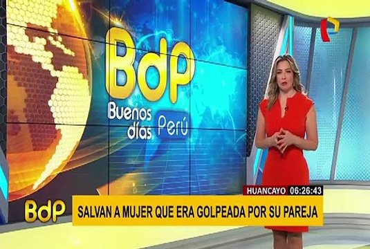 Huancayo: mujer brutalmente golpeada por su pareja es rescatada por vecinos