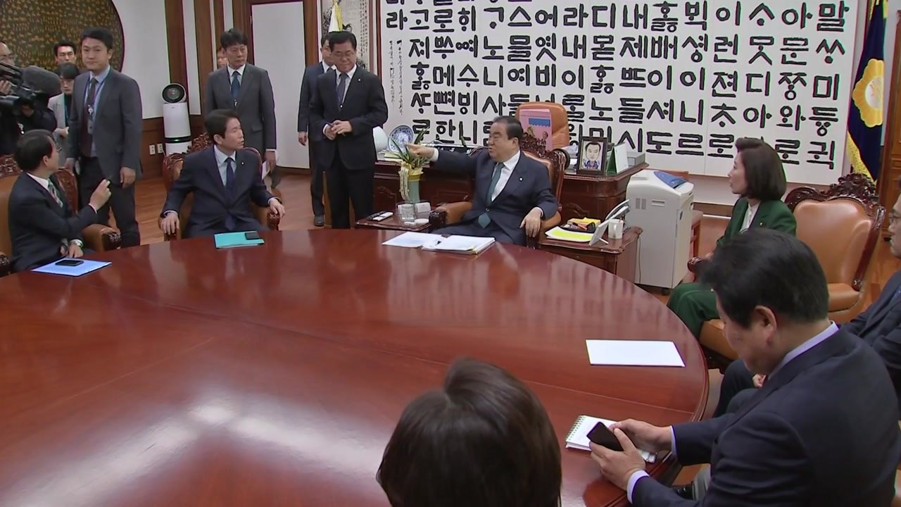 선거법 개정안 국회 본회의 부의 '카운트다운'...黃 단식 속 여야 대치 / YTN