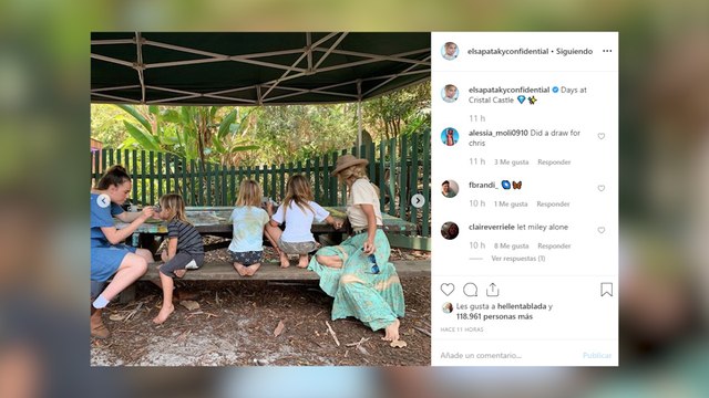 Elsa Pataky disfruta de un día en familia en la naturaleza