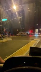 Train Crashes into Motorhome Stuck on Tracks