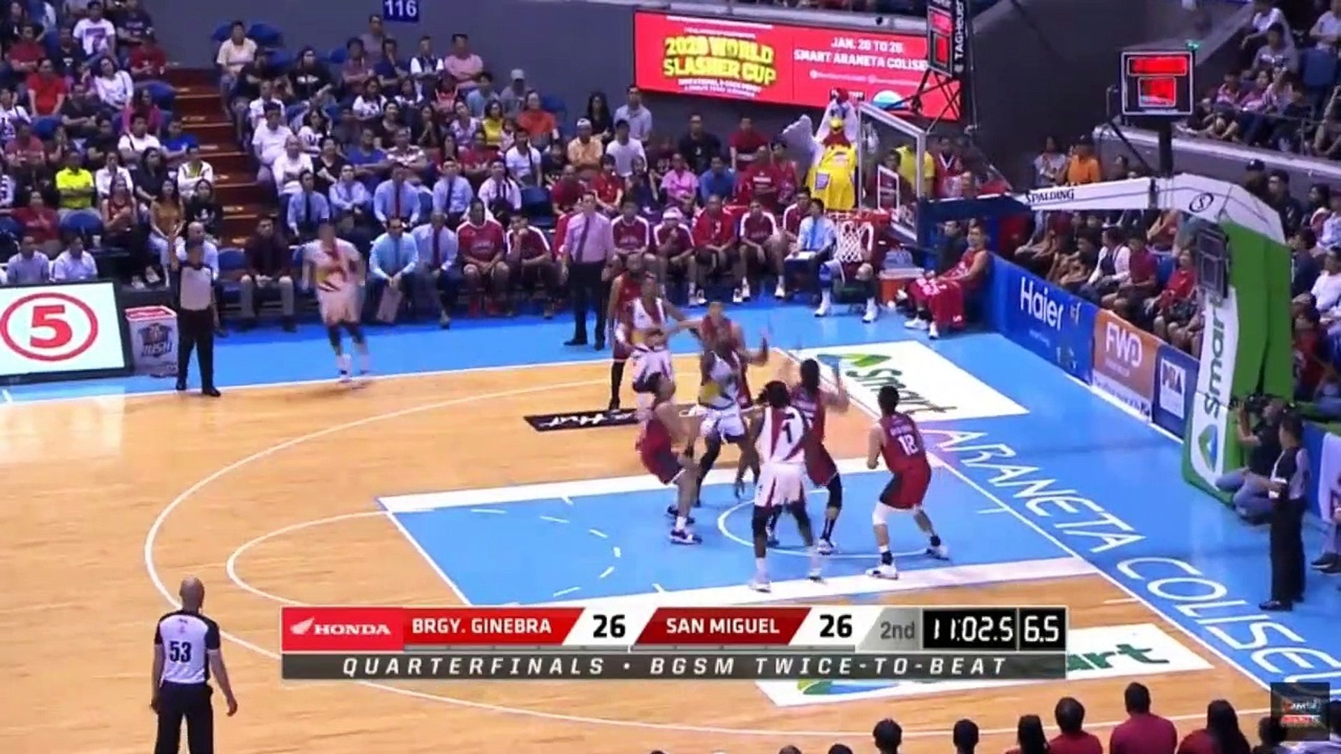 Ginebra Vs San Miguel 2nd Qtr Bgsm Twice To Beat November 24 2019 Qtrfinals 2019 Pba Govs Cup Video Dailymotion