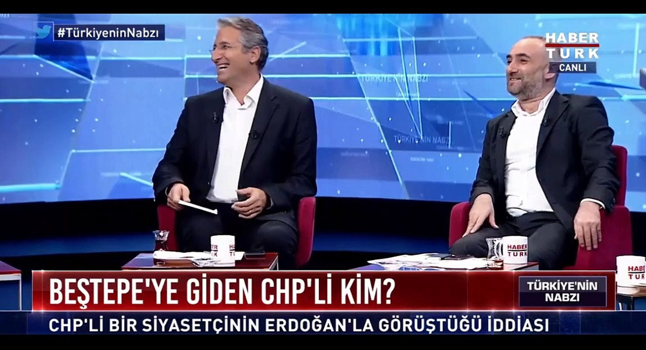 Habertürk canlı yayınında ilginç anlar