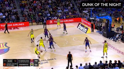 Endesa Dunk of the Night: Brandon Davies, FC Barcelona
