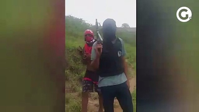 Polícia investiga vídeo de criminosos encapuzados na Serra