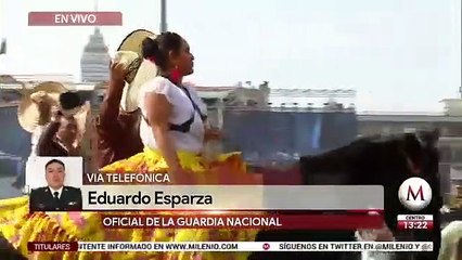 Guardia Nacional en el desfile de la Revolución Mexicana: Eduardo Esparza