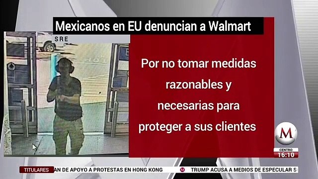 Mexicanos demandan a Walmart por tiroteo en El Paso