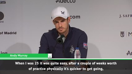 Download Video: Murray admits to being overweight after Davis Cup win