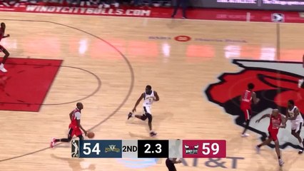 Milton Doyle hits from beyond halfcourt!