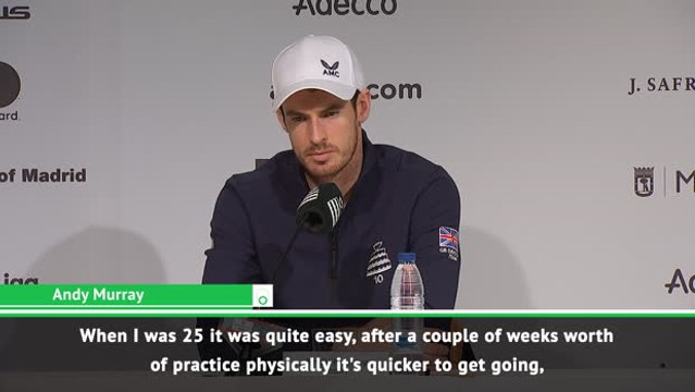 Murray admits to being overweight after Davis Cup win