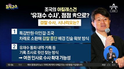 조국의 아킬레스건 ‘유재수 수사’, 점점 靑으로?