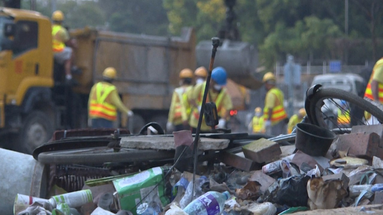 Clean-up crews move into PolyU