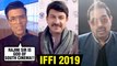 Karan Johar EMOTIONAL For Amitabh, Rajinikanth With Manoj Tiwari & Bollywood Stars | IFFI 2019