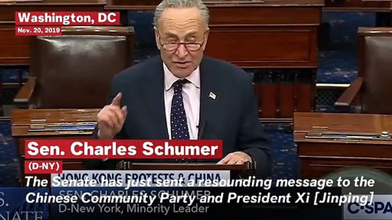 Senate Unanimously Passes Hong Kong Rights And Democracy Bill