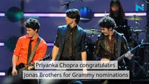 Priyanka Chopra congratulates Jonas Brothers for Grammy nominations