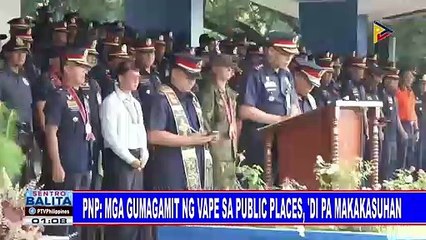 PNP: Gumagamit ng vape sa public places, 'di pa makakasuhan