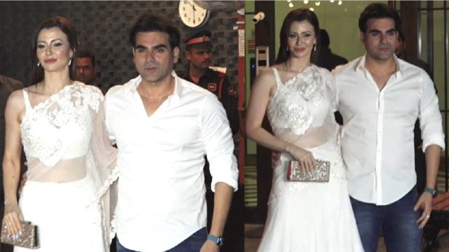 Arbaaz Khan & his Girlfriend Giorgia Andriani SPOTTED at Arpita Khan And Aayush Wedding Anniversary